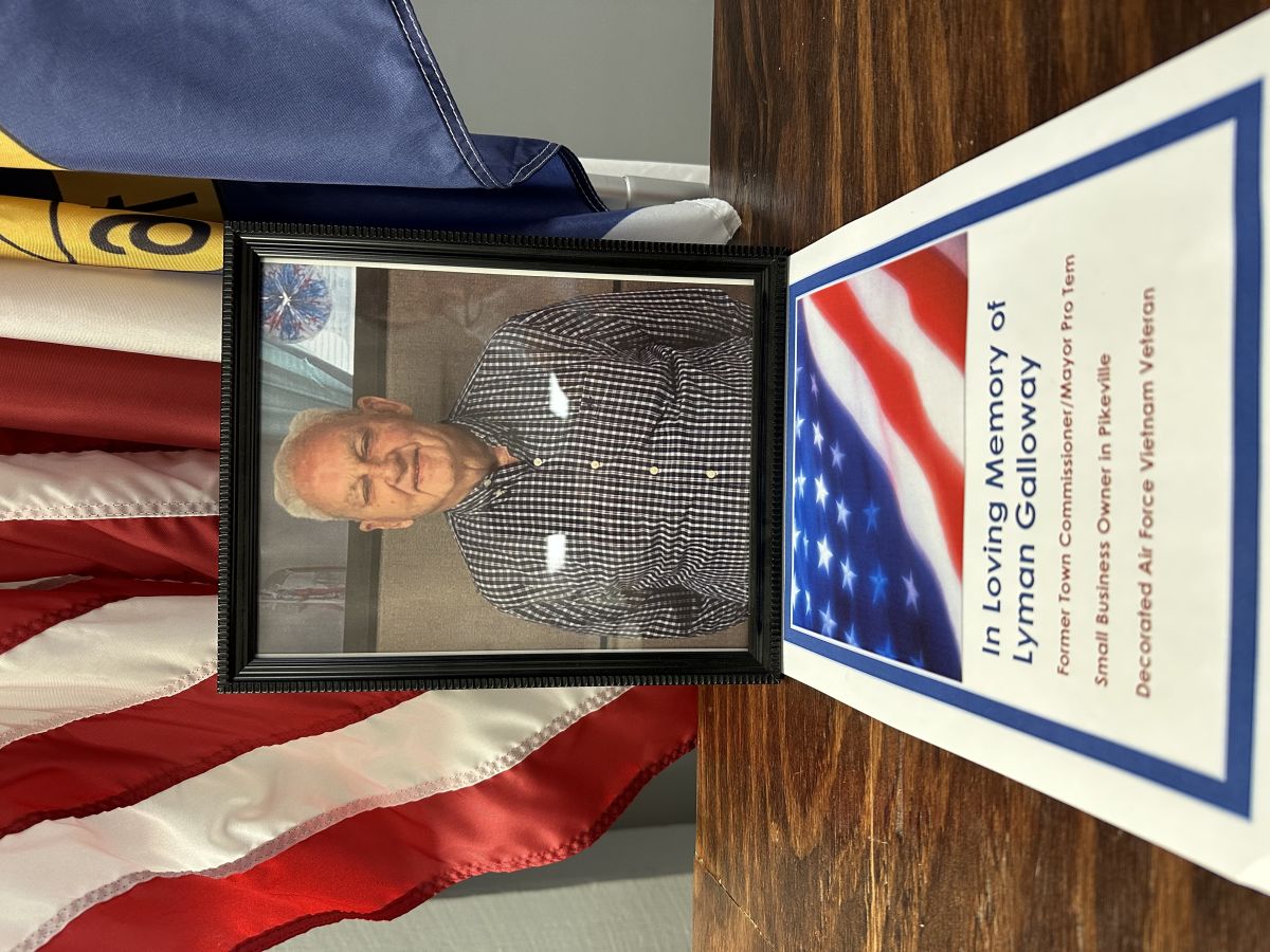 Former Town Commissioner Galloway